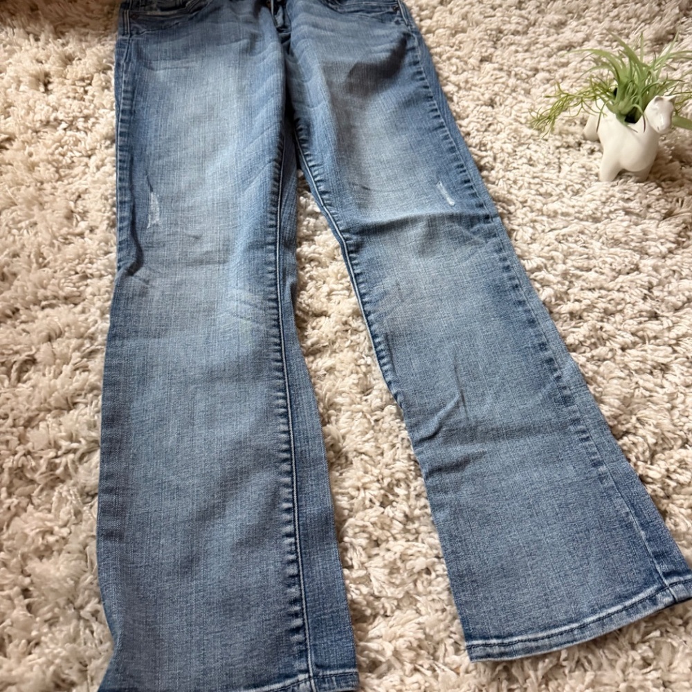 dELiA*s Classic super cute light blue denim pants Blue Boot Cut Jeans your wardr - Picture 2 of 7